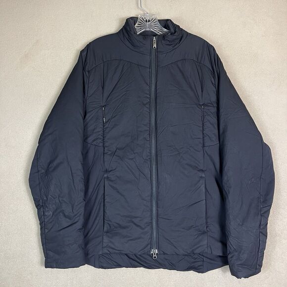 Lululemon Athletica Jacket Mens Large Black Insulated Full Zip Lightweight